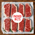Family Sirloin Steak Bundle – (8x6oz) Beef Meatsupermarket.com
