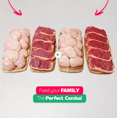 Protein Duo Hamper – Chicken & Steak Combo Meatsupermarket.com