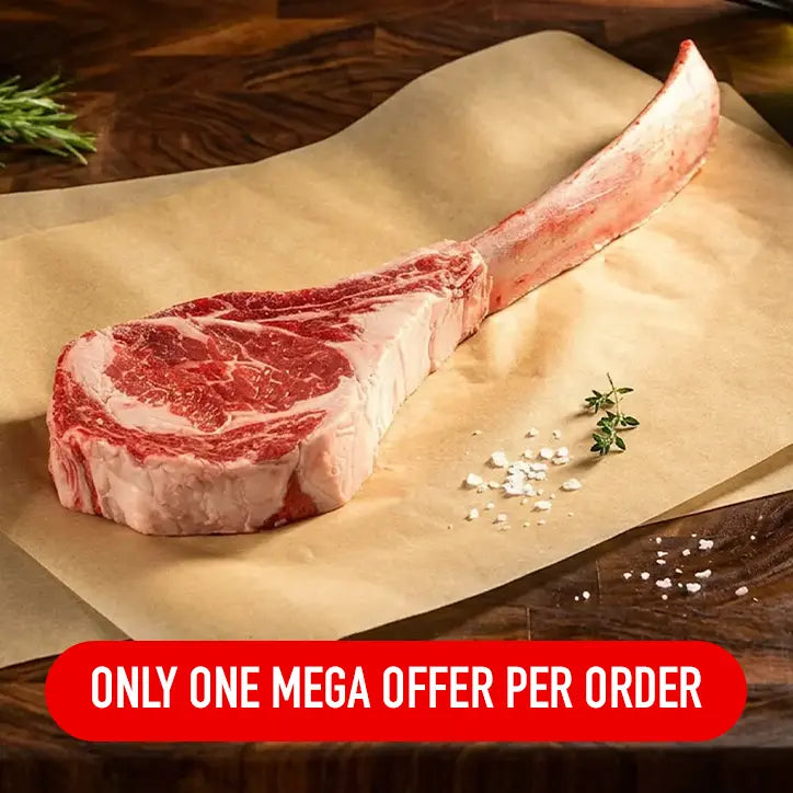 Tomahawk Steak 900g-1.2kg (Frozen) Beef meatsupermarket