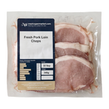 Vacuum-packed rump steak with a meatsupermarket.com butcher's label