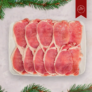 Unsmoked Back Bacon (454g) - Christmas Christmas meatsupermarket.com