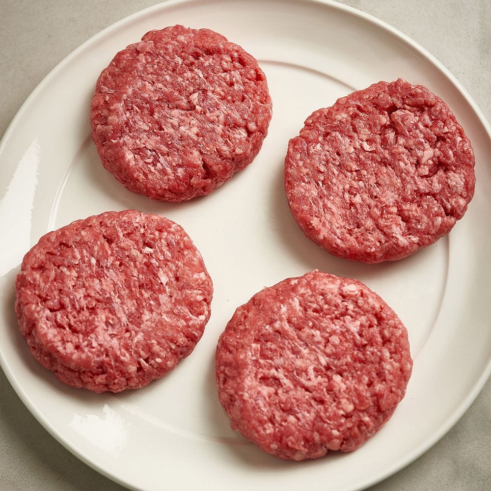 Prime Steak Burger 4x 4oz Beef meatsupermarket